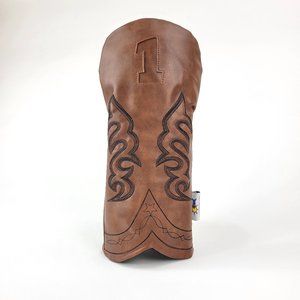 Cowboy boot driver golf club headcover by Sunfish